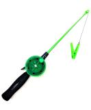 Mega Fishing Children's Fishing Rod 40cm Crab Fishing Rod for Beach & Holidays Black/Green/Pink | International Shipping Available - Buy Online on GoSupps.com