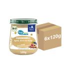 Buy BABY FRECHE FREUNDE Organic Evening Porridge - Apple Cinnamon Oats (6x120g) | Healthy Baby Food for International Shipping - Buy Online on GoSupps.com