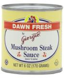 Giorgio Dawn Fresh Mushroom Steak Sauce 6 oz (Pack of 12) - Delicious and Savory Flavor Boost for Grilled Meats - Buy Online on GoSupps.com