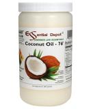 Organic Coconut Oil - 32 oz Quart | Food Grade HDPE Container | Resealable Cap - Buy Online on GoSupps.com