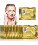 24K Collagen Eye Mask - Premium Anti-Aging & Moisturizing Treatment for Dark Circles Eye Bags & Fine Lines (10 Pairs) - Buy Online on GoSupps.com
