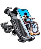Mohard mobile phone holder bike never fall down 360 rotatable bike handlebar bags cell phone holder motorcycle cell phone holder bike for racing bike MTB compatible with 4.7-6.8 inch smartphone black - Buy Online on GoSupps.com
