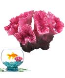 LTHhermelk aquarium corals ornaments artificial coral simulation coral plants landscape decoration for fish pools aquariums landscape decoration (pink) - Buy Online on GoSupps.com