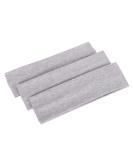MapofBeauty 3 Pack Yoga Headbands - Stretchy Cotton Hair Wraps for Sport Running & Gym - Gray - Buy Online on GoSupps.com