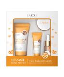 Complete Skincare Set: Vitamin C Serum Cleanser Eye Cream & Face Cream - Pampering Gift Set for Women & Teens - Buy Online on GoSupps.com