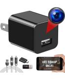 Wireless Hidden WiFi Spy Camera Charger - HD 1080P Remote View - USB Nanny Security Cam for iOS Android - Premium Hidden Camera - Buy Online on GoSupps.com