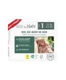 Eco by Naty Baby Eco Diapers - Premium Plant-Based & Hypoallergenic | Monthly Box of 100 for Sensitive Skin - Buy Online on GoSupps.com
