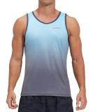 EZRUN Men's Quick Dry Sport Tank Top for Bodybuilding Gym Athletic Jogging Running,Fitness Training Workout Sleeveless Shirts Blue Gradient Large - Buy Online on GoSupps.com