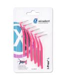 Miradent I-Prox L Interentalbrush 0.4 mm Pink XX-Fine 6 ST for easy thorough cleaning of the interdental spaces in pocket format with hygienic protective cap ideal for on the go - Buy Online on GoSupps.com