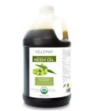 Velona Neem Oil USDA Organic - 1 Gallon Pure Carrier Oil for Hair & Skin Care | Virgin & Cold Pressed - Buy Online on GoSupps.com