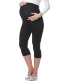 Be Mammy Maternity 3/4 Leggings 03 4XL Black - Comfortable Pregnancy Wear - Buy Online on GoSupps.com