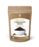 SPICY ORGANIC Premium Decorticated Cardamom Seeds 4 Oz - 100% USDA Organic for Baked Goods, Beverages, Curries & Meat Dishes - Buy Online on GoSupps.com