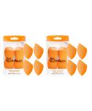 Real Techniques Miracle Complexion Makeup Blender Set - 8 Orange Sponges for Flawless Beauty - Buy Online on GoSupps.com