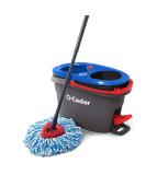 O-Cedar EasyWring RinseClean Microfiber Spin Mop & Bucket Floor Cleaning System, Grey RinseClean Spin Mop & Bucket Cleaning System - Buy Online on GoSupps.com