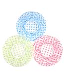 Waterproof Shower Caps 3 Pack - Reusable Plastic Hair Hats for Kids, Women, Men - Large Elastic Band for Long Hair Protection - Ideal for Spa, Salon, and Hair Mask Treatment - Buy Online on GoSupps.com