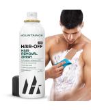 MO UNTAINOR Hair Removal Cream Spray for Men - Painless & Safe 200ml | Remove Hair from Chest Back Arms Legs & Underarms - Buy Online on GoSupps.com