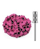 100pcs 180 Grit Sanding Bands Set for Nail Manicure Electric File - Perfect for Acrylic Nails - Includes 1 Mandrel - Buy Online on GoSupps.com