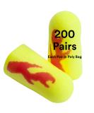 3M Ear Plugs 200 Pairs/Box E-A-Rsoft Yellow Neon Blasts 312-1252 NRR 33 - Ideal for Drilling, Grinding, Machining, Sawing, Sanding, Welding - 1 Pair/Poly Bag | Disposable Foam Earplugs - Buy Online on GoSupps.com