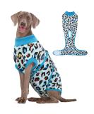 Kuoser Dog Body Post-Op | Breathable & Comfortable Recovery Suit for Dogs & Cats | Anti-Lick Collar Alternative | XXL Light Blue - Buy Online on GoSupps.com