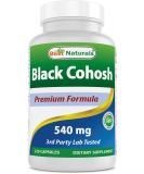 Best Naturals Black Cohosh 540 mg 120 Capsules 120 Count (Pack of 1) - Buy Online on GoSupps.com