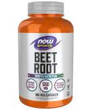Now Foods Sports Beet Root 550mg - 180 Veg Capsules for Energy & Performance - Buy Online on GoSupps.com