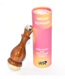 HealthAndWealth Detox Bronze Kansa Wand Body & Foot Massager | 2-in-1 Acupoint Massage Tool w/ Teak Wood Handle - Buy Online on GoSupps.com