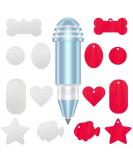 Engraving Tip for Cricut Joy  with 2 Color & 7 Lovely Blank Tags  Shape of Dog Bone  Heart  Circle  Star  Fish  Oval  Rectangle Navy Blue - Buy Online on GoSupps.com
