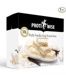 ProtiWise â High Protein 15g Bar | 7/Box | Weight Loss Diet KETO Friendly Hunger Control Meal Replacement | Gluten Free Low Fat Low Sugar (Fluffy Vanilla Crisp) - Buy Online on GoSupps.com