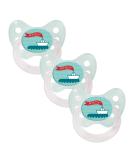 Dentistar Silikon Schnuller Set - Gr e 1 (0-6 Monate) - Zahnfreundlicher Nippel BPA-frei Made in Germany - Ahoi Boot Transparent | Internationaler Versand - Buy Online on GoSupps.com