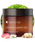 Tree To Tub Retinol Anti Aging Face Moisturizer for Dry & Sensitive Skin - Anti Wrinkle Hyaluronic Acid Facial Moisturizer  Vitamin A & E Night Cream for Women & Men w/Organic Aloe  Natural Ginseng 1.7 Ounce (Pack of 1) - Buy Online on GoSupps.com