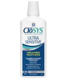 CloSYS Ultra Sensitive Mouthwash, 32 Ounce, Unflavored (Optional Flavor Dropper Included), Alcohol Free, Dye Free, pH Balanced, Helps Soothe Entire Mouth 32 Fl Oz (Pack of 1) - Buy Online on GoSupps.com