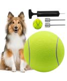 HXMJIED 9.5 Oversize Tennis Ball for Children Adult Fun Tennis Ball Pet Dog Large Chew Toy Big Rubber Inflatable Launcher Tennis Ball for Dogs Giant Tennis Ball Dog Toy - Buy Online on GoSupps.com