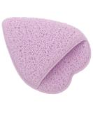 Baluue Heart-Shaped Compressed Facial Sponge - Reusable Exfoliating Face Scrubber & Makeup Remover in Purple | Ideal for Spa & Facial Cleansing - Buy Online on GoSupps.com