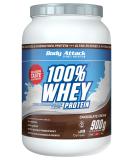 Body Attack 100% Whey Protein Chocolate 1 Pack (1x 900g) - Buy Online on GoSupps.com