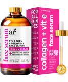 artnaturals Collagen Booster Serum - Anti-Aging Face Serum with Hyaluronic Acid & Vitamin E - Reduce Wrinkles Heal Skin Improve Tone & Texture - 4 oz - Buy Online on GoSupps.com