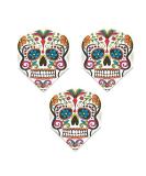 Art Attack 9 Pack Harrows Quadro Sugar Skull Day of The Dead 75 Micron Strong Standard Dart Flights - Buy Online on GoSupps.com