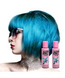 X2 Crazy Color Semi-Permanent Bubblegum Blue Hair Dye Bubblegum Blue 100 ml (Pack of 1) - Buy Online on GoSupps.com