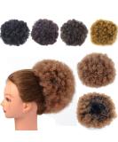 Short Kinky Curly Afro Puff Drawstring Ponytail Extension | Clip in Hairpiece for Women (Large T1B/30#) - Buy Online on GoSupps.com
