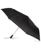 Totes Blue Line Golf Size Auto Open/Close Umbrella, Water Repellent Canopy, Black - Buy Online on GoSupps.com