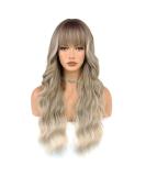 Faelbaty Long Curls Blonde Wig - Ombre Brown to Blonde for Women | Natural Curl Party & Cosplay Wig - Buy Online on GoSupps.com
