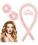 Heatless Curlers Headband -Heatless Curling Rod Headbands Satin set overnight hair no heat curling Wave Roller curler Styling Tools for Long Medium Hair Pink Pack of 1 (Pink) - Buy Online on GoSupps.com