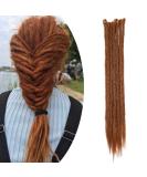 Buy SEGO 10 Strands Dreadlocks Braids Extensions | Synthetic Crochet Dreads Hair - Chestnut Brown (50cm) - Handmade Quality Hair Extensions for Ultimate Style - Buy Online on GoSupps.com