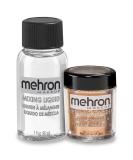 Mehron Metallic Powder with Mixing Liquid - Copper 0.17 oz | Premium Makeup for International Shipping - Buy Online on GoSupps.com