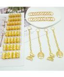 Dreadlocks Loc Hair Jewelry Set - 64 Pieces Butterfly Loc Accessories for Women, Big Braids Hair Rings for Dreadlocks & Braiding Hair - Buy Online on GoSupps.com