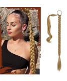 Sofeiyan Blonde Braid Extensions - 66cm Ponytail Hair Extension with Hair Tie - Natural Synthetic Braid for Women - Perfect for Stylish Looks - Buy Online on GoSupps.com