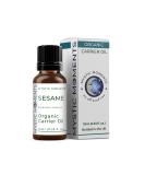 Mystic Moments Bio Sesame Carrier Oil 10ml - Pure Natural Vegan Oil for Hair Face Nails Aromatherapy & Massage | GVO-Free - Buy Online on GoSupps.com