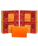 Vaadi Herbals Saffron Oil Bar Soap - 4 Pack (2.65 oz Each) | Luxurious Natural Skincare for All Skin Types - Shop Internationally - Buy Online on GoSupps.com
