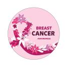 Breast Cancer Charity Awareness 7.5 inch Circle on Decor Icing Sheet Edible Cake Topper - Perfect for Decorating Larger Cakes - Buy Online on GoSupps.com
