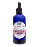 100% Natural Hair Growth Oil - Ricin Argan Macadamia & Almond | Hydrate & Promote Hair Growth | Fine Line Apothecary 100ml - Buy Online on GoSupps.com