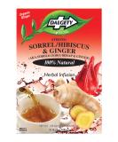Dalgety Sorrel/Hibiscus & Ginger Herbal Infusion 3x45g Cartons (3 Pack) 100% Natural Caffeine-Free Tea (Total 54 Teabags) Our Delicious Tea Builds the Immune System Fights Fatigue & Boosts Energy - Buy Online on GoSupps.com